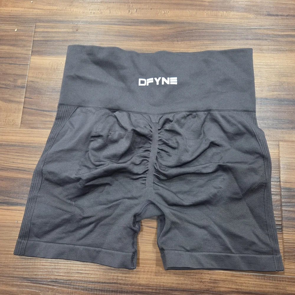 ENALO Women's Gray Bike Shorts - Picture 2 of 3
